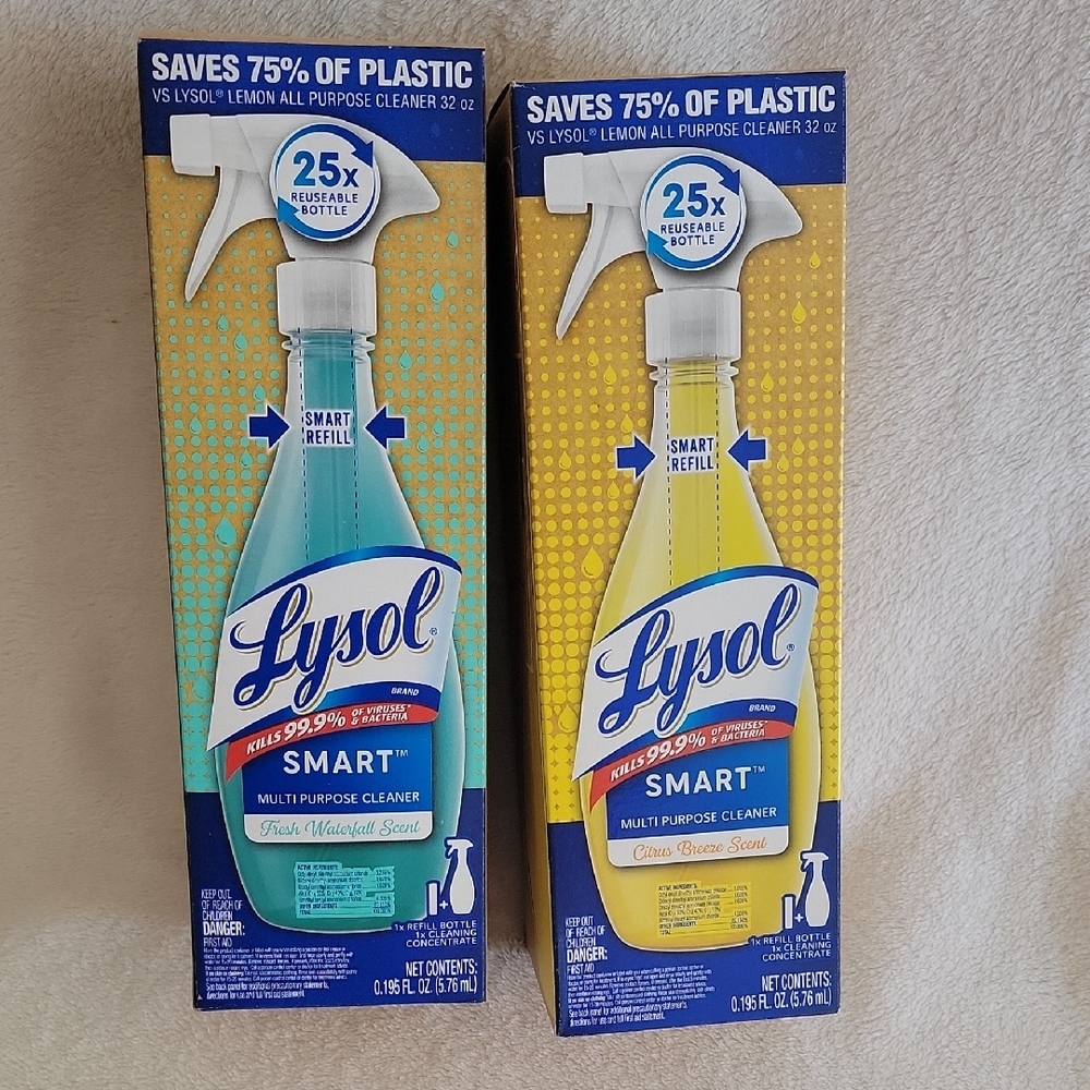 2 Lysol Amart Set - Blue and Yellow